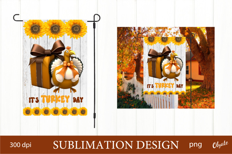 thanksgiving-garden-flag-turkey-garden-flag-sublimation