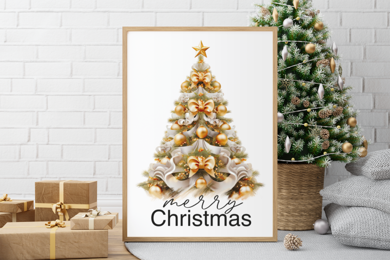 merry-christmas-gold-tree-png-sublimation-print-for-seasonal-artwork