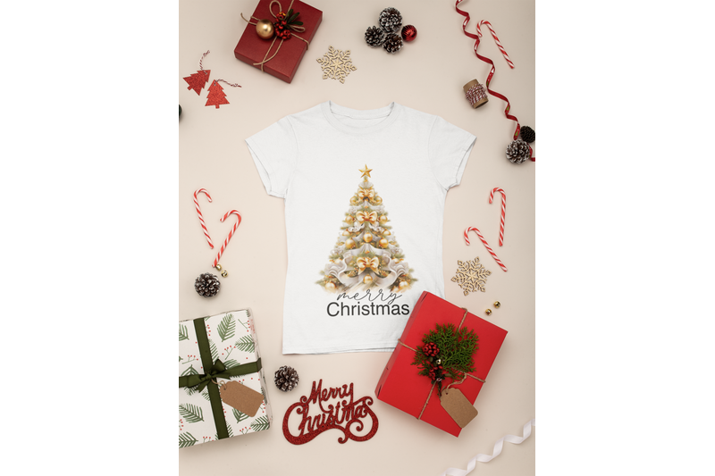 merry-christmas-gold-tree-png-sublimation-print-for-seasonal-artwork