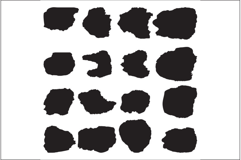 set-of-black-spots-brush-strokes-on-white-background-vector-illustrat