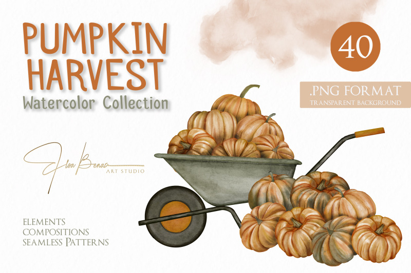 pumpkin-harvest-watercolor-collection