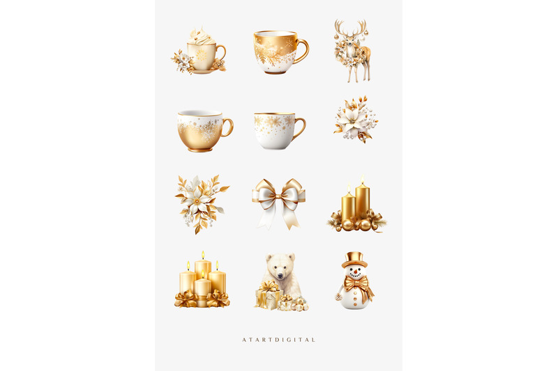 gold-christmas-clipart-graphics-bundle