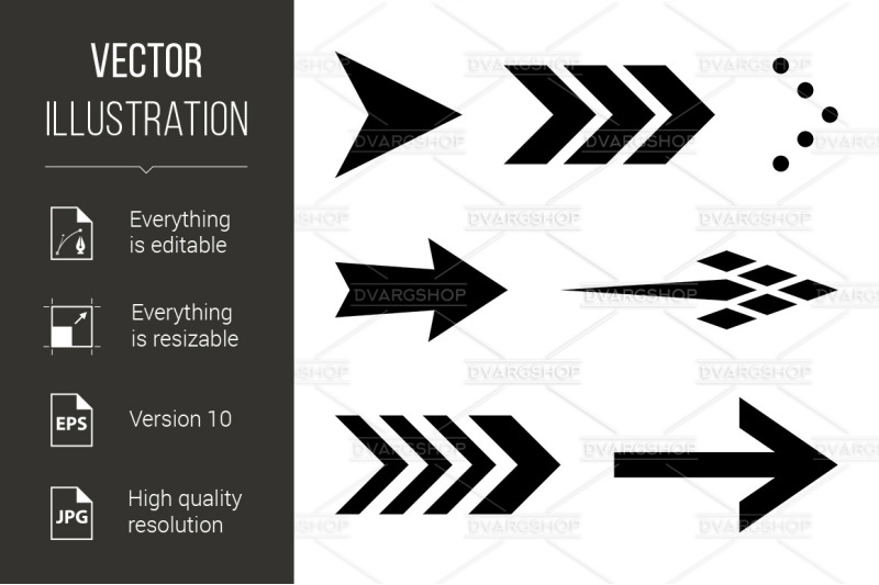 icon-set-of-flat-arrows