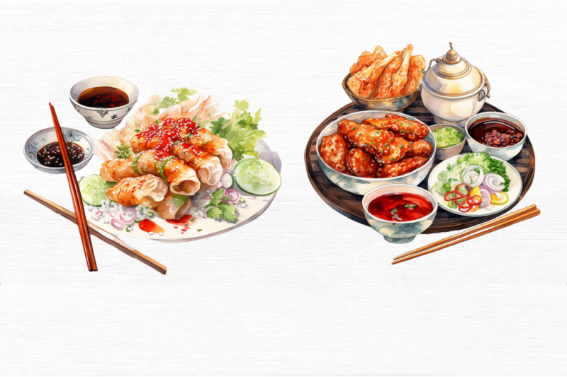 asia-foods-watercolor-clipart