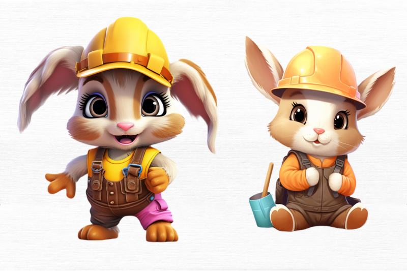 worker-bunny-cute-clipart