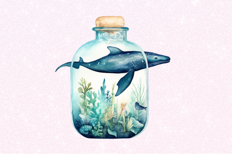 whale-in-bottle-watercolor-sublimation