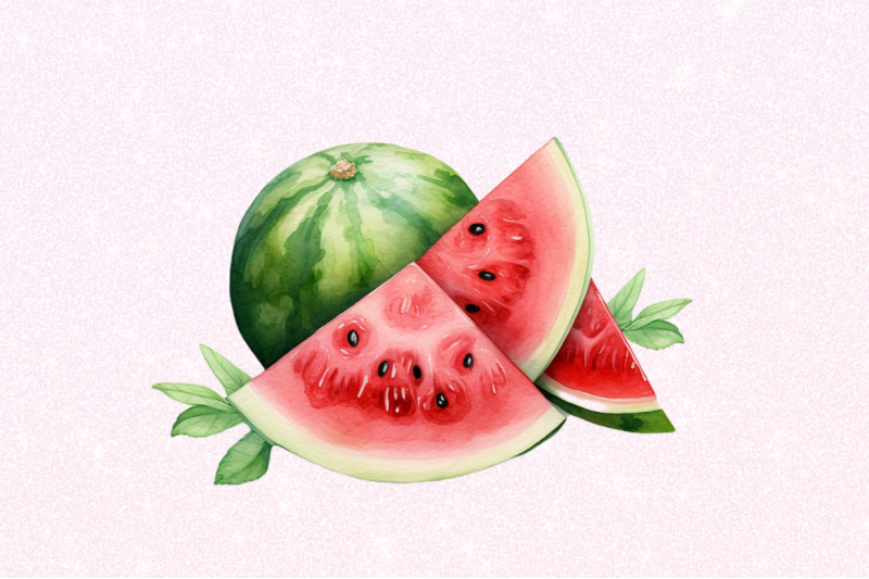 watermelon-ice-cream-watercolor-clipart