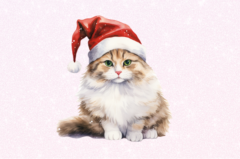 christmas-cat-single-collection-clipart