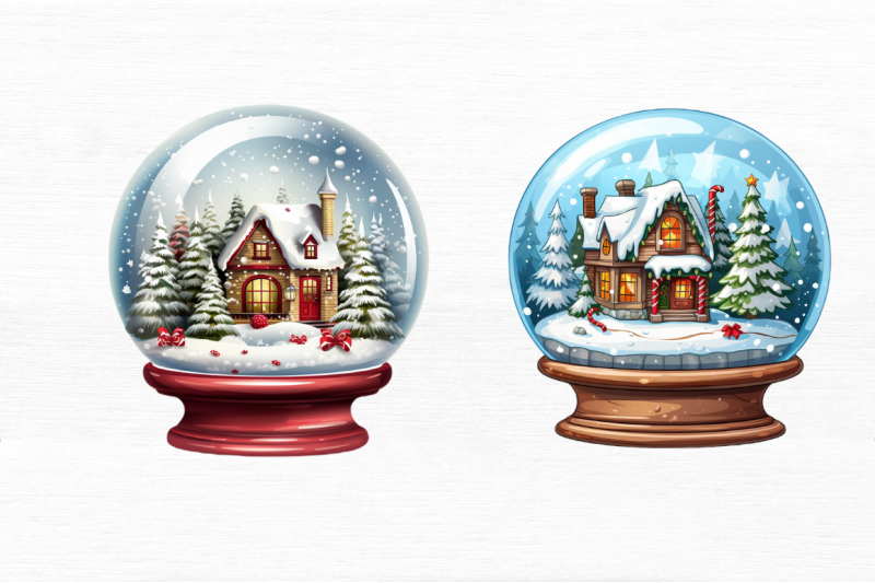 christmas-snow-globe-clipart-bundle