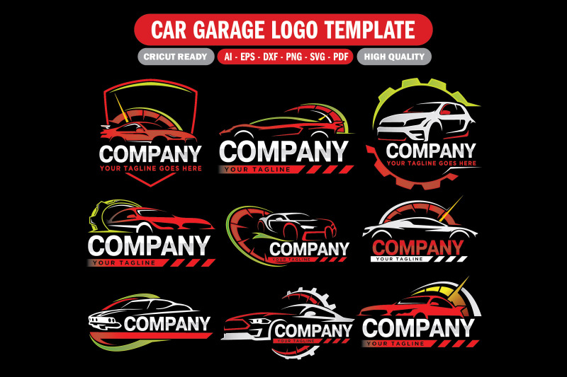 car-service-garage-logo-bundle