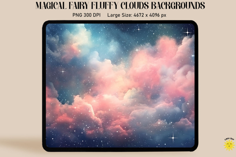 dreamy-pastel-clouds-with-glitter-stars