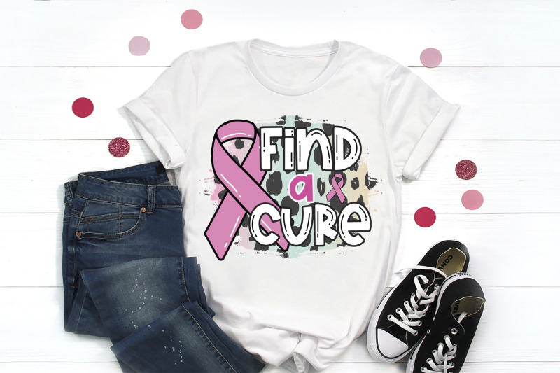 find-a-cure-png-breast-cancer-sublimation