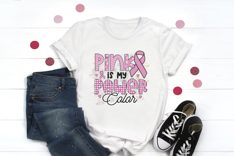 pink-is-my-power-color-breast-cancer-png