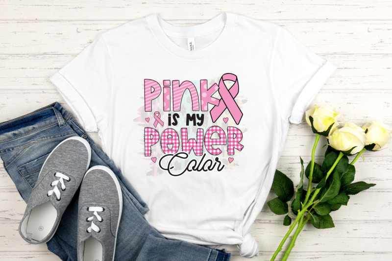 pink-is-my-power-color-breast-cancer-png