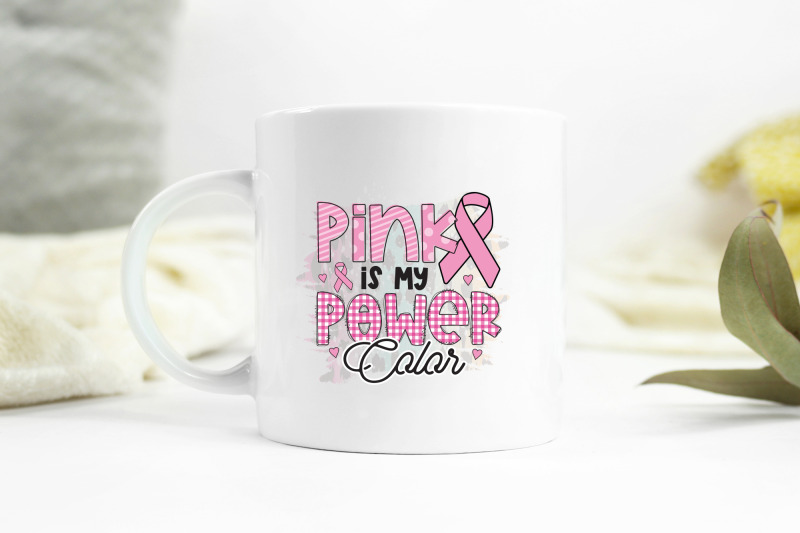 pink-is-my-power-color-breast-cancer-png