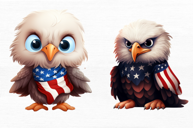 cute-baby-bald-eagle-4th-of-july-clipart