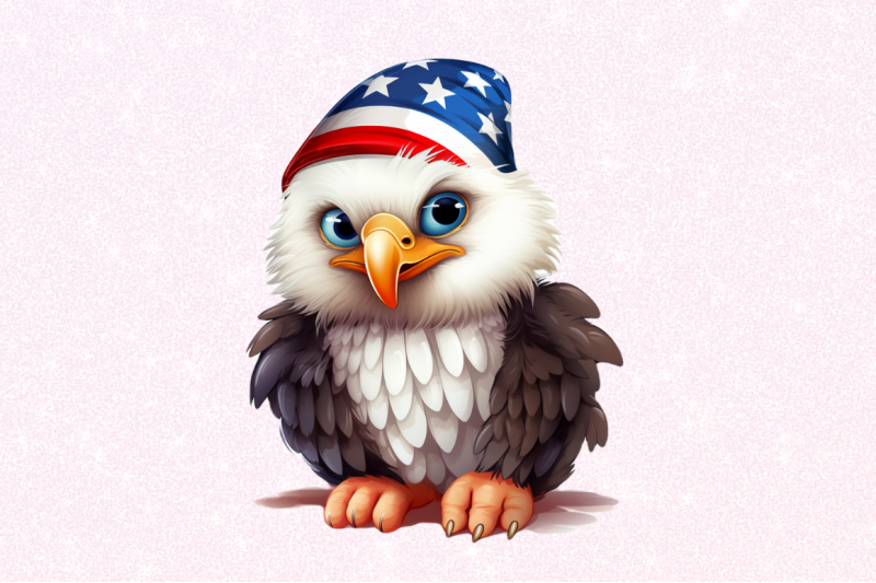 cute-baby-bald-eagle-4th-of-july-clipart