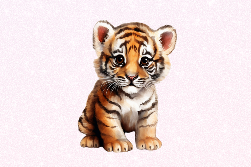 cute-cartoon-tiger-watercolor-clipart