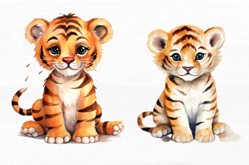 cute-cartoon-tiger-watercolor-clipart