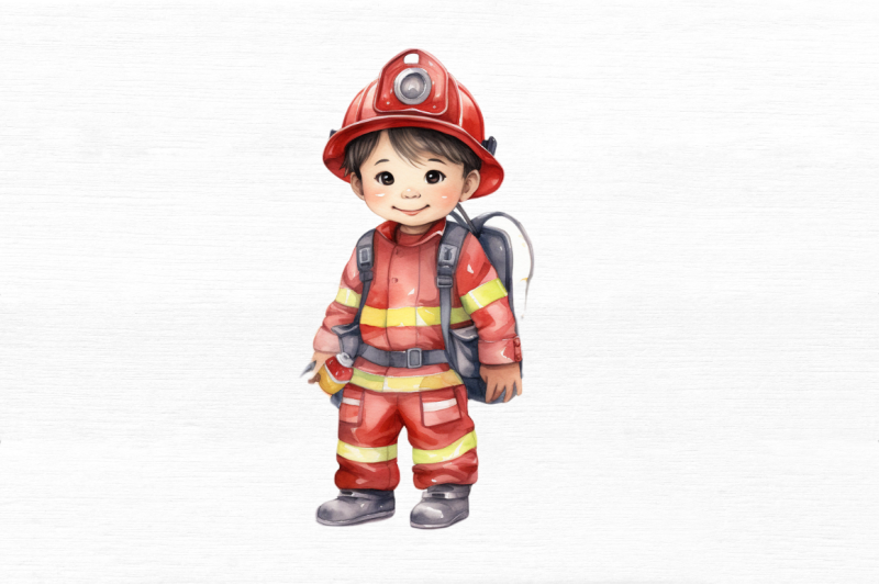 cute-little-firefighter-watercolor-clipart