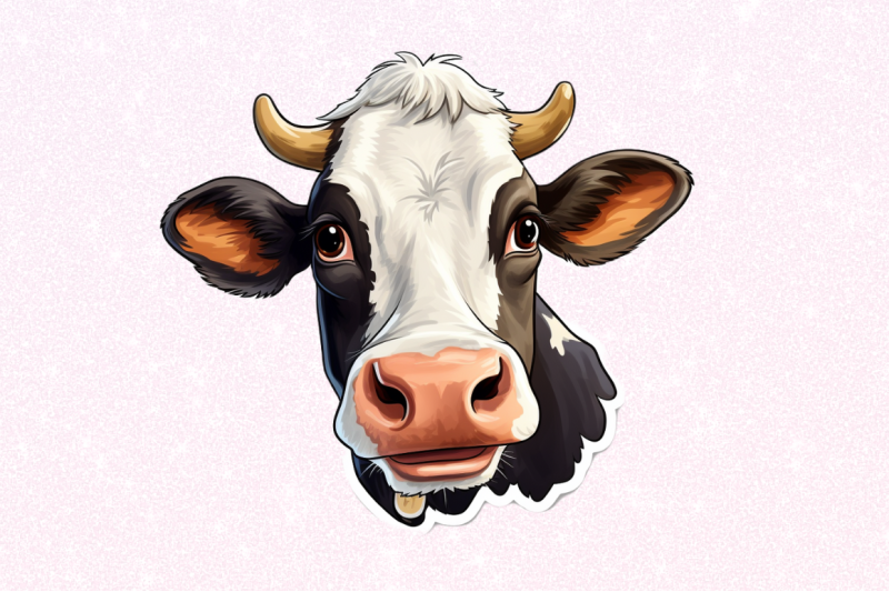 funny-cow-face-sticker-clipart