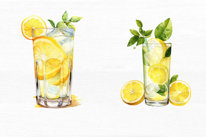 lass-of-lemonade-watercolor-clipart