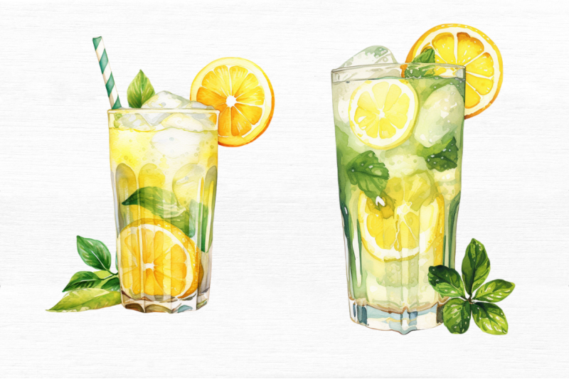 lass-of-lemonade-watercolor-clipart