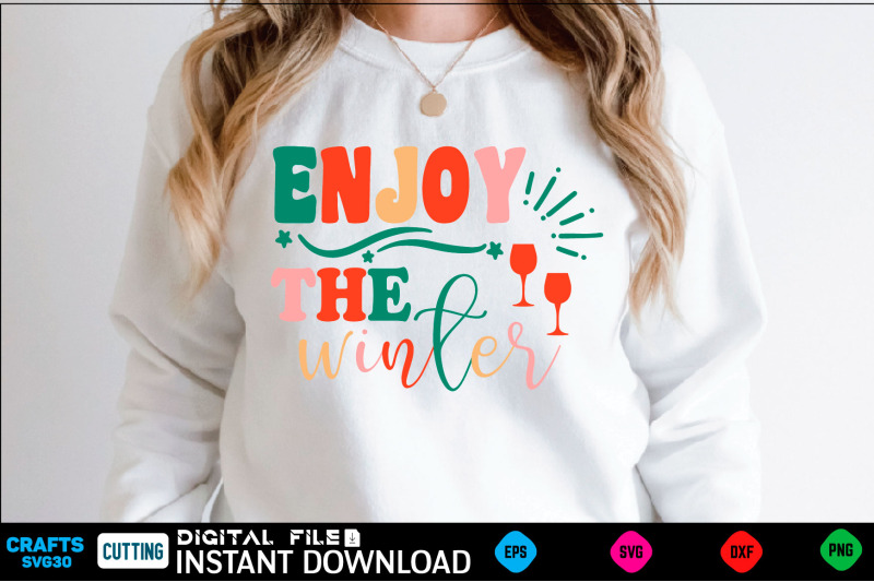 enjoy-the-winter-retro-svg