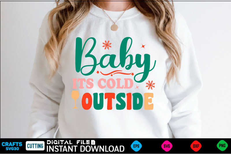 baby-its-cold-outside-retro-svg