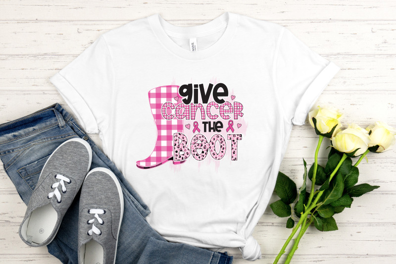 give-cancer-the-boot-breast-cancer-png