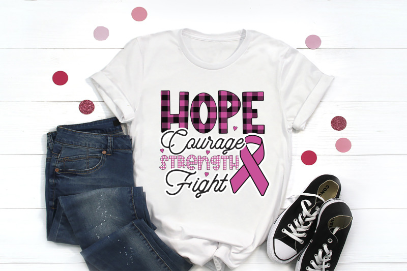 hope-courage-strength-fight-breast-cancer-png