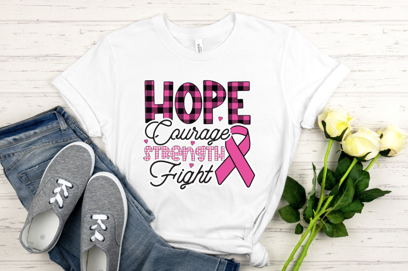 hope-courage-strength-fight-breast-cancer-png