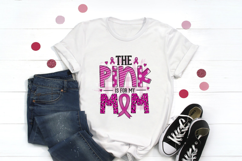 the-pink-is-for-my-mom-breast-cancer-png