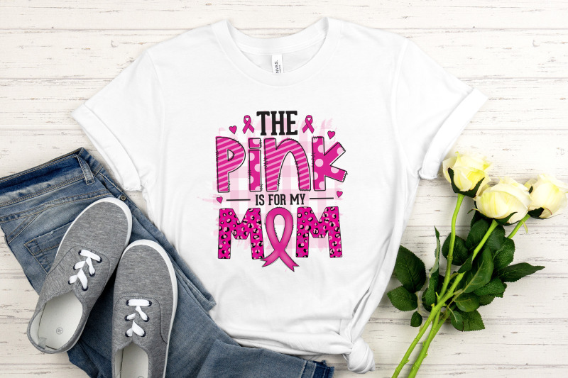 the-pink-is-for-my-mom-breast-cancer-png