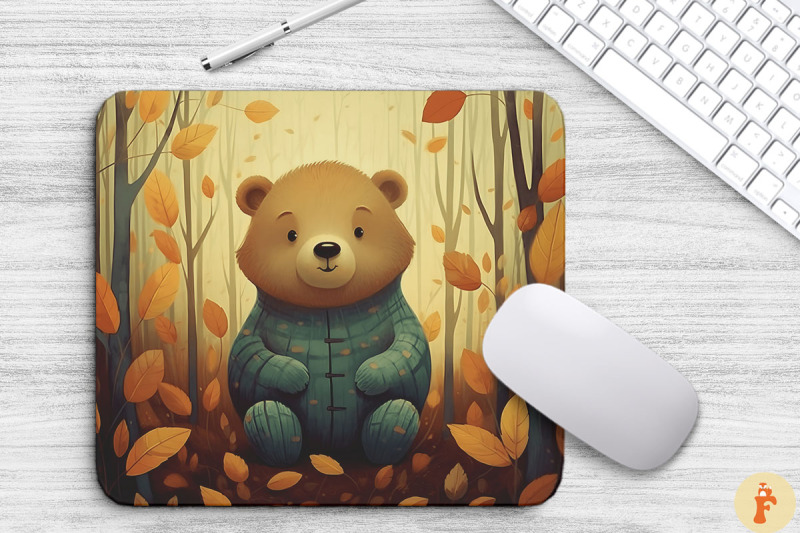 cute-baby-bear-with-autumn-foliage