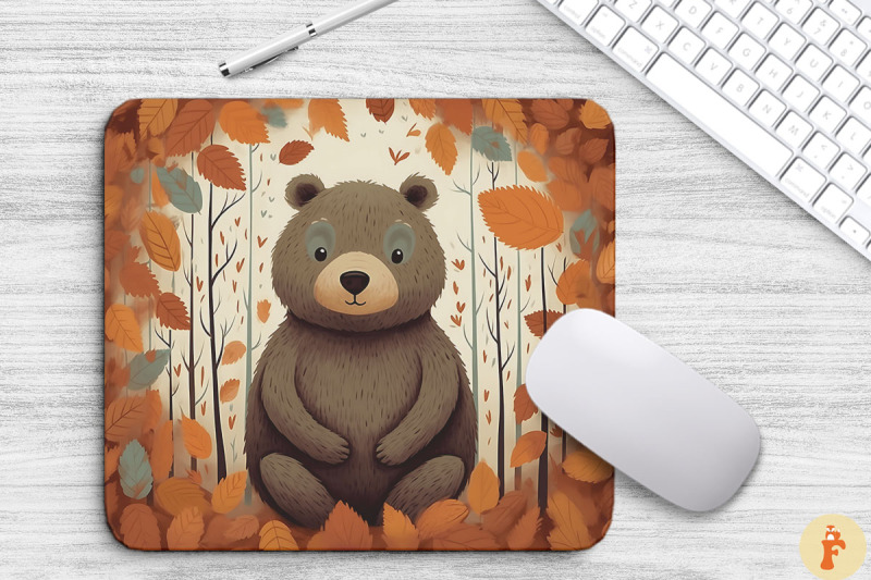 cute-baby-bear-with-autumn-foliage