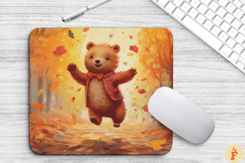 cute-little-bear-jumping-in-fall-scene