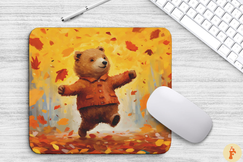 cute-little-bear-jumping-in-fall-scene