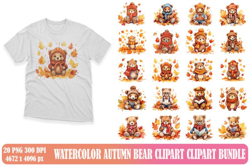 watercolor-autumn-bear-clipart