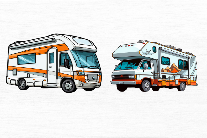 motorhome-clipart-bundle