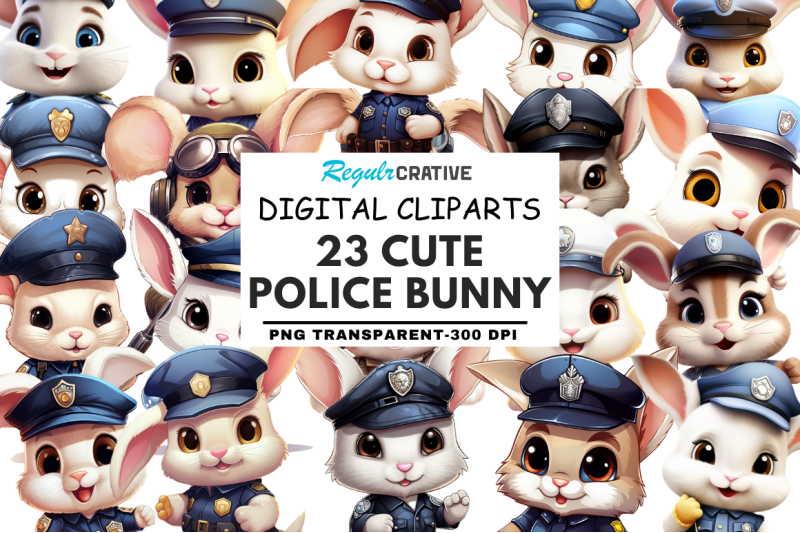 police-bunny-cute-clipart