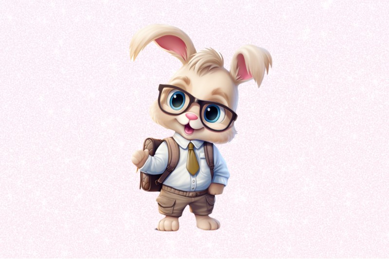 student-bunny-cute-clipart