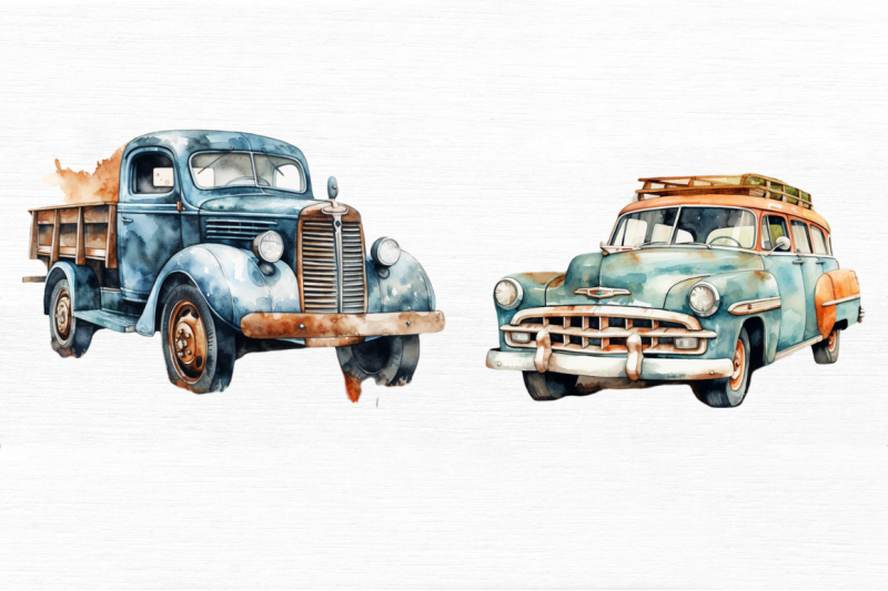 vehicle-watercolor-clipart