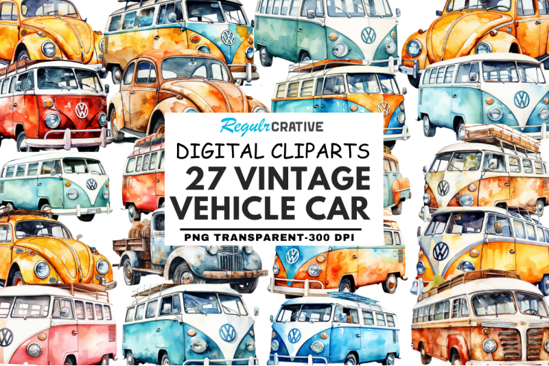 vehicle-watercolor-clipart