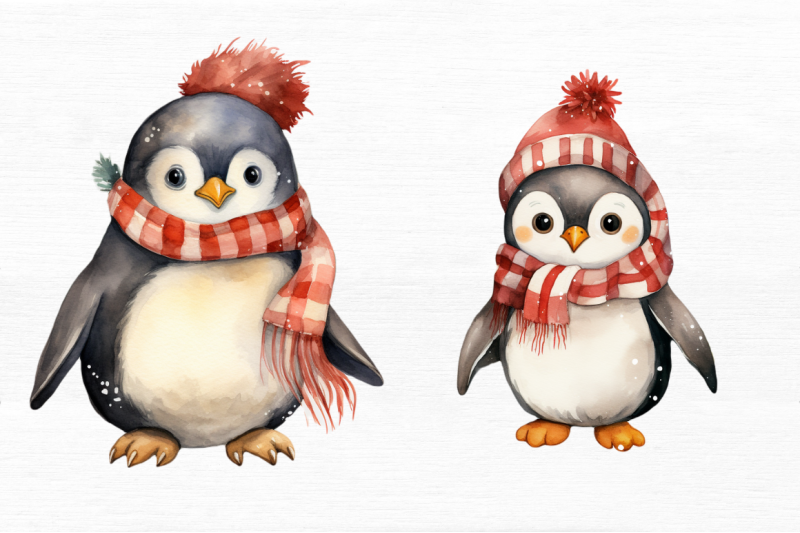 watercolor-christmas-penguin-clipart