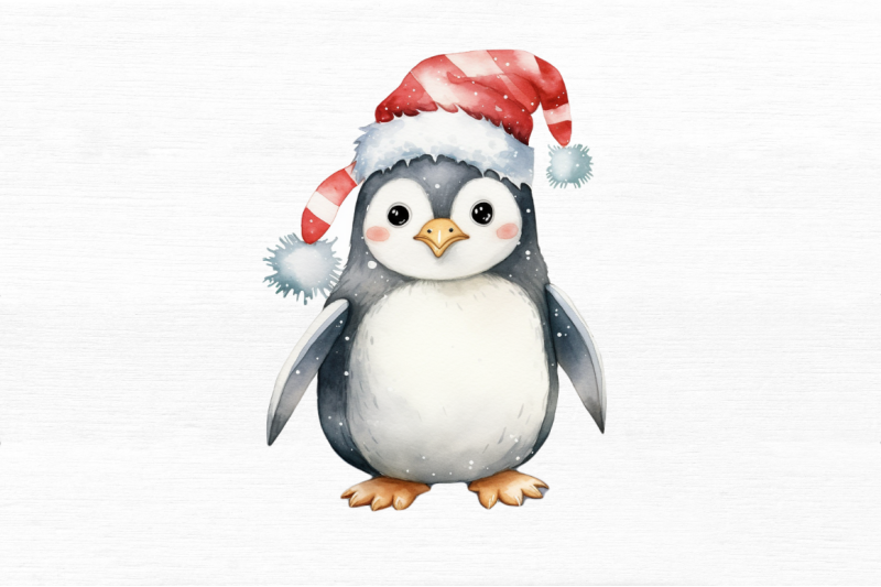 watercolor-christmas-penguin-clipart