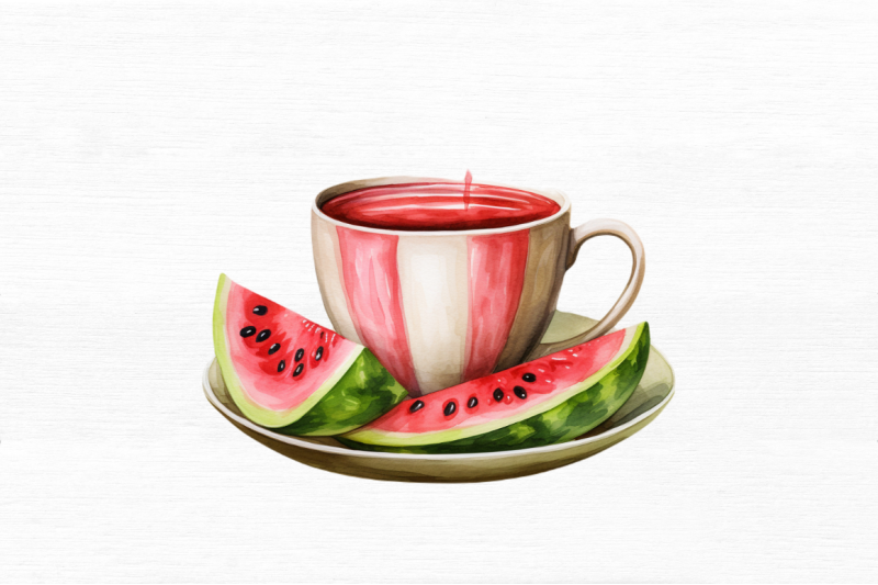 watermelon-coffee-cup-watercolor-clipart