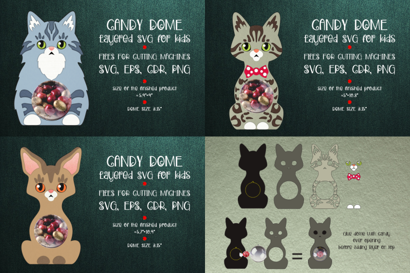 cat-breeds-candy-dome-bundle-paper-craft-templates
