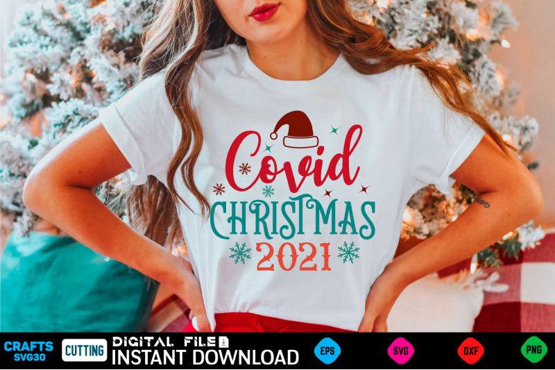 covid-christmas-2021-svg