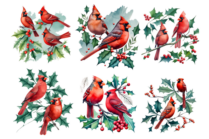 red-cardinal-birds-christmas-clipart